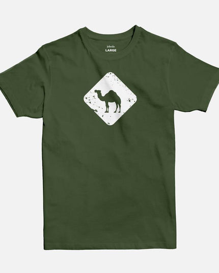 Jobedu Camel Crossing | Basic Cut T-shirt - Graphic T-Shirt - Unisex - Jobedu Jordan