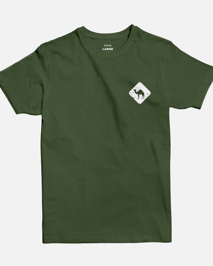 Jobedu Camel Crossing Icon | Basic Cut T-shirt - Graphic T-Shirt - Unisex - Jobedu Jordan