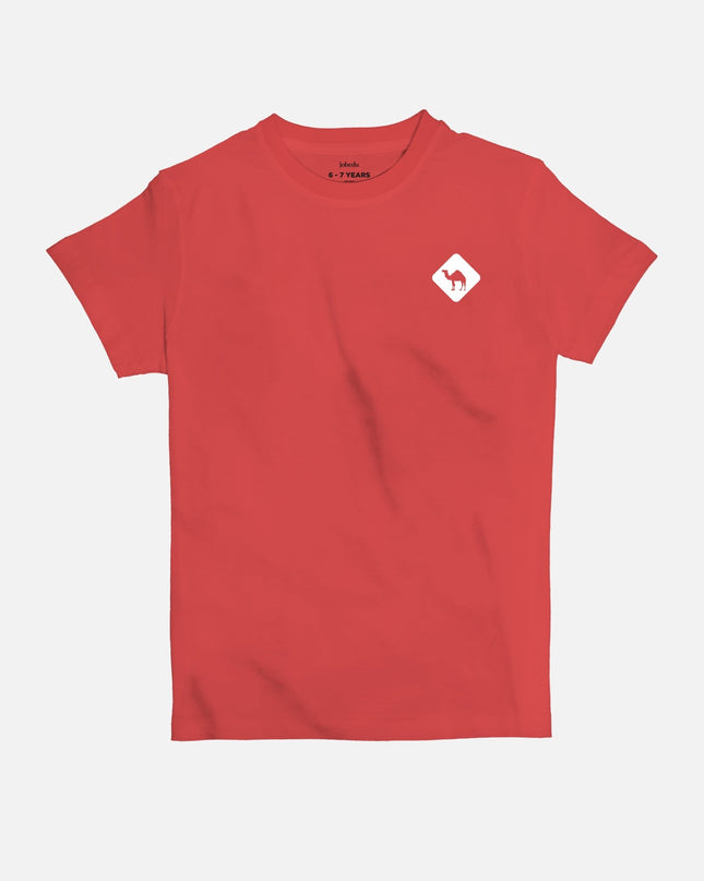 Jobedu Camel Crossing Icon | Kid's Basic Cut T-shirt - Graphic T-Shirt - Kids - Jobedu Jordan
