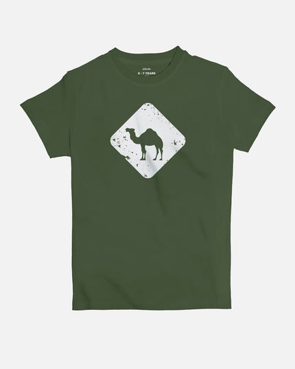 Jobedu Camel Crossing | Kid's Basic Cut T-shirt - Graphic T-Shirt - Kids - Jobedu Jordan
