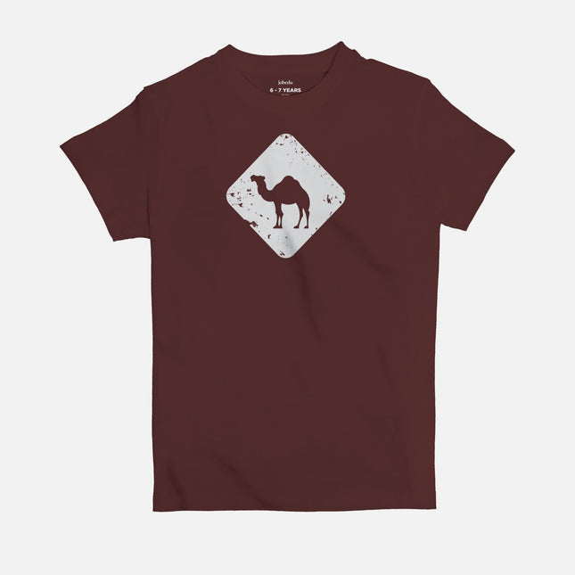 Jobedu Camel Crossing | Kid's Basic Cut T-shirt - Graphic T-Shirt - Kids - Jobedu Jordan