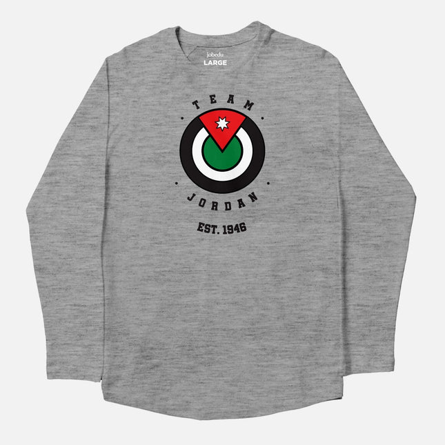Jordan 1946 | Adult Graphic Longsleeve Tshirt - Adult Graphic Longsleeve Tshirt - Jobedu Jordan