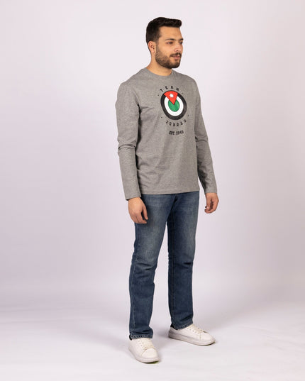 Jordan 1946 | Adult Graphic Longsleeve Tshirt - Adult Graphic Longsleeve Tshirt - Jobedu Jordan