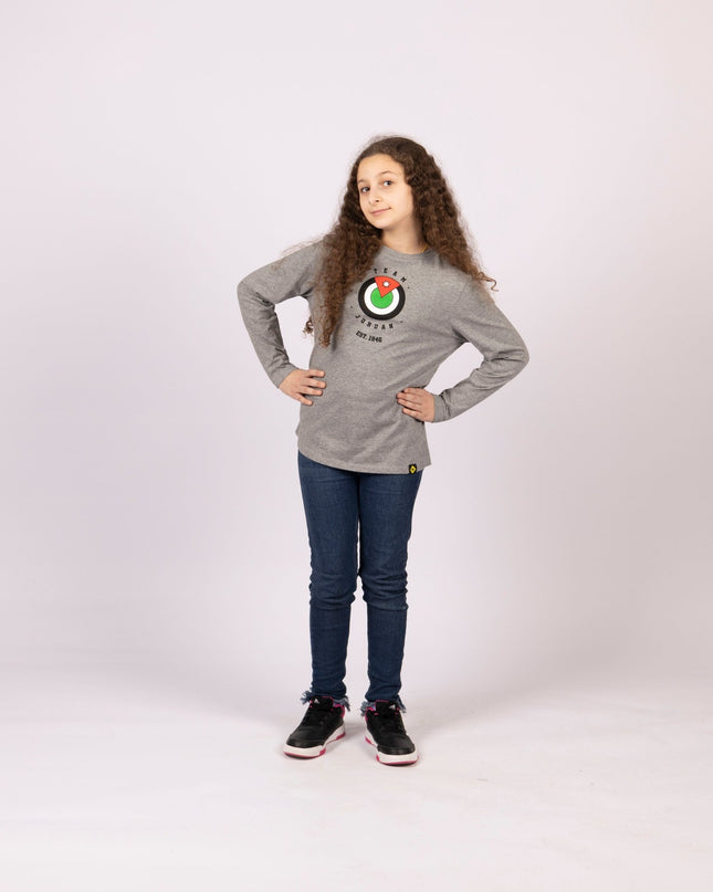 Jordan 1946 | Kids Graphic Longsleeve Tshirt - Kids Graphic Longsleeve Tshirt - Jobedu Jordan