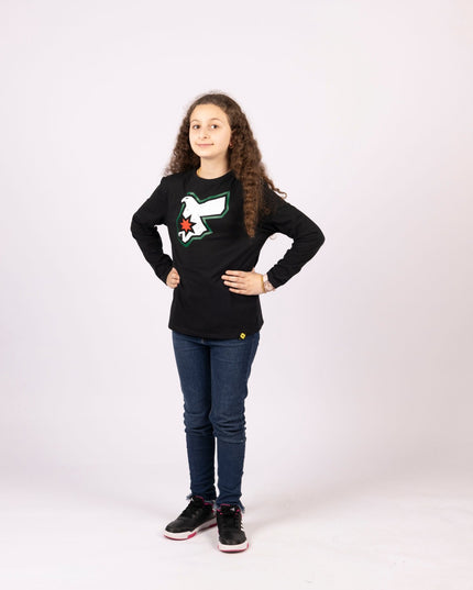 Jordan Falcon | Kids Graphic Longsleeve Tshirt - Kids Graphic Longsleeve Tshirt - Jobedu Jordan