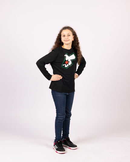 Jordan Falcon | Kids Graphic Longsleeve Tshirt - Kids Graphic Longsleeve Tshirt - Jobedu Jordan