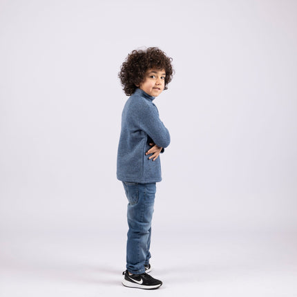 Lavendar Blue | Kids Quarter Zip Sweater - Kids Quarter Zip Sweater - Jobedu Jordan