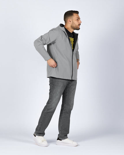 Light Grey | Adult Hooded Winterproof Jacket - Jackets - Jobedu Jordan