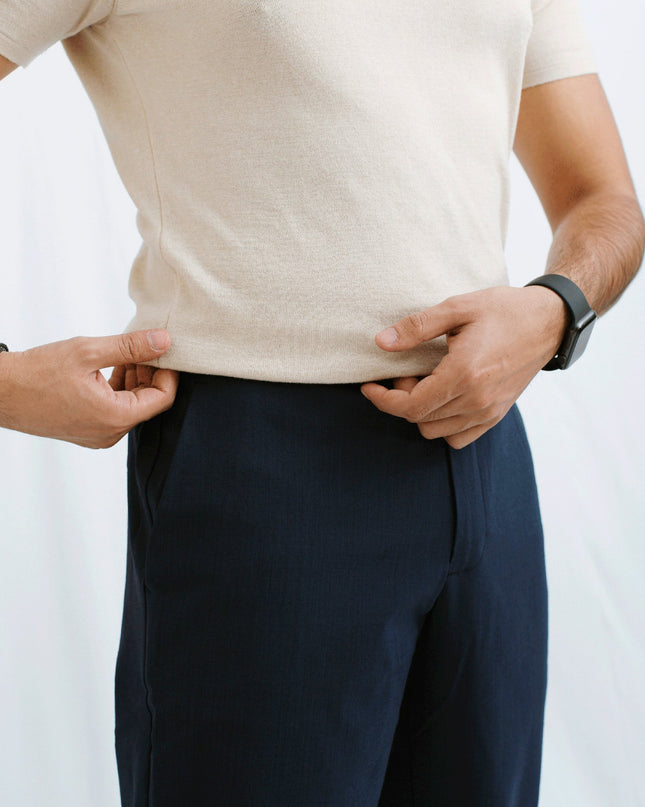 Light Navy Blue | Twill Pants - Twill Pants - Jobedu Jordan