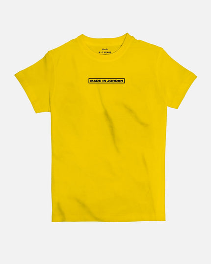 Made in Jordan | Kid's Basic Cut T-shirt - Graphic T-Shirt - Kids - Jobedu Jordan