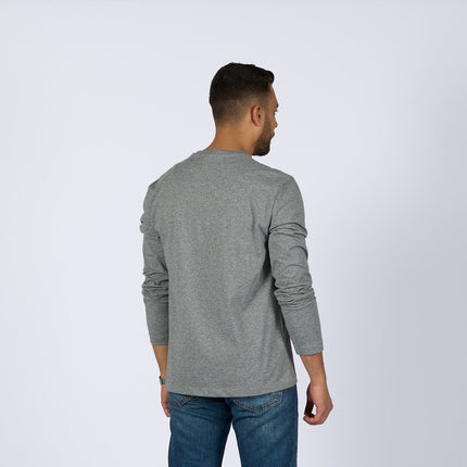 Medium Grey Melange | Basic Adult Longsleeve Tshirt - Basic Adult Longsleeve Tshirt - Jobedu Jordan