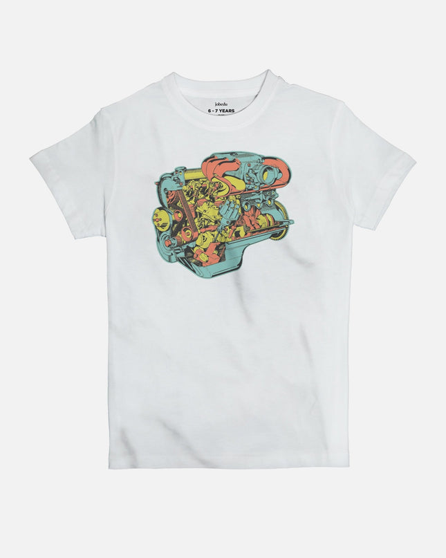 Motor | Kid's Basic Cut T-shirt - Graphic T-Shirt - Kids - Jobedu Jordan