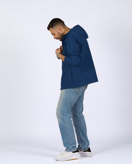 Navy Blue | Adult Hooded Winterproof Jacket - Jackets - Jobedu Jordan