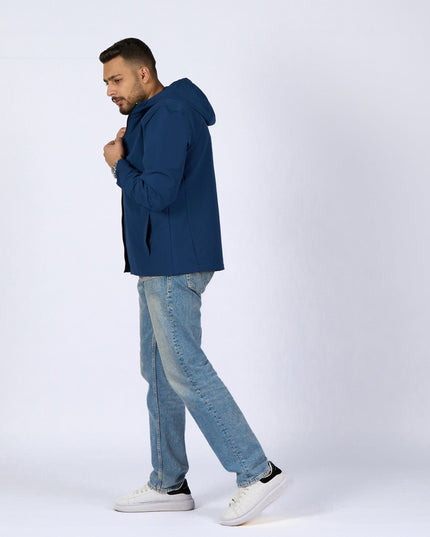 Navy Blue | Adult Hooded Winterproof Jacket - Jackets - Jobedu Jordan
