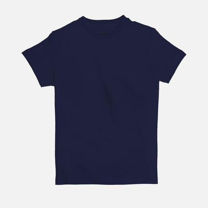 Navy Blue | Kid's Basic Cut T-shirt - Basic T-Shirt - Kids - Jobedu Jordan