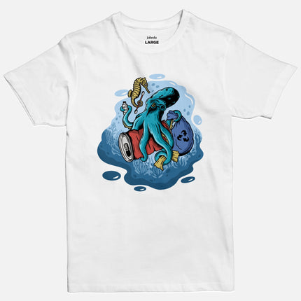 Octopus | Basic Cut T-shirt - Graphic T-Shirt - Unisex - Jobedu Jordan