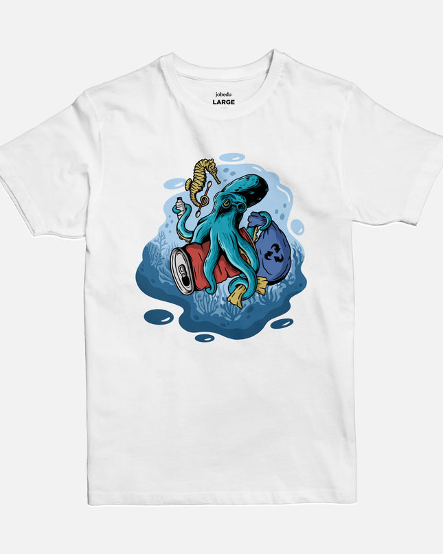 Octopus | Basic Cut T-shirt - Graphic T-Shirt - Unisex - Jobedu Jordan