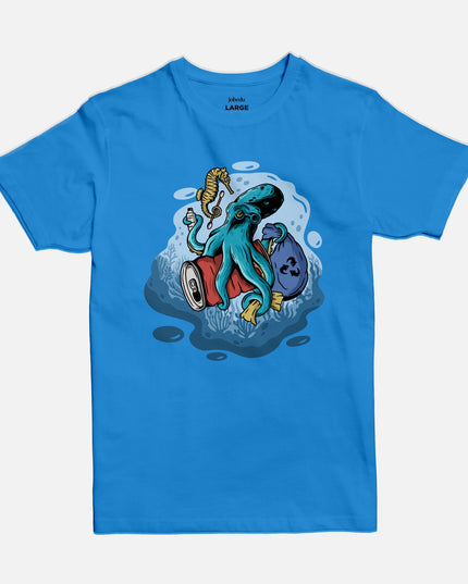Octopus | Basic Cut T-shirt - Graphic T-Shirt - Unisex - Jobedu Jordan
