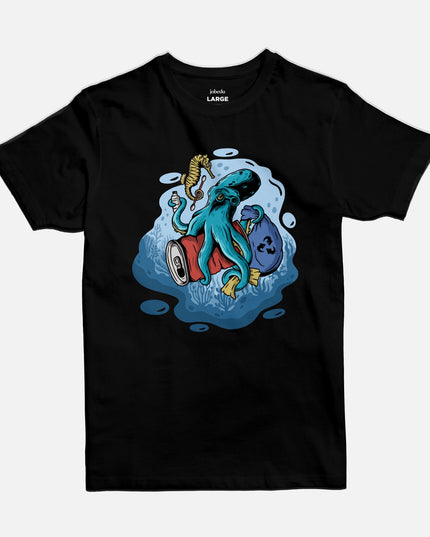 Octopus | Basic Cut T-shirt - Graphic T-Shirt - Unisex - Jobedu Jordan