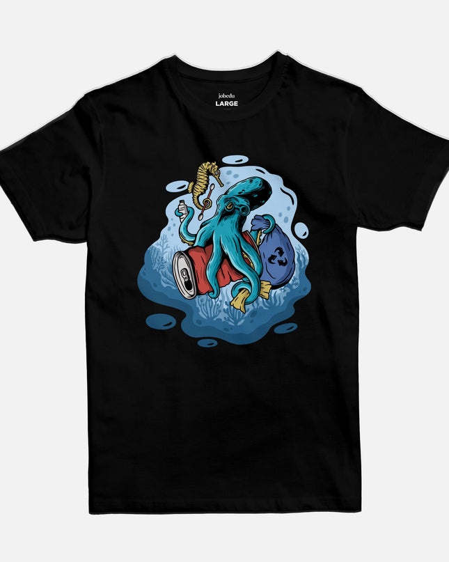 Octopus | Basic Cut T-shirt - Graphic T-Shirt - Unisex - Jobedu Jordan