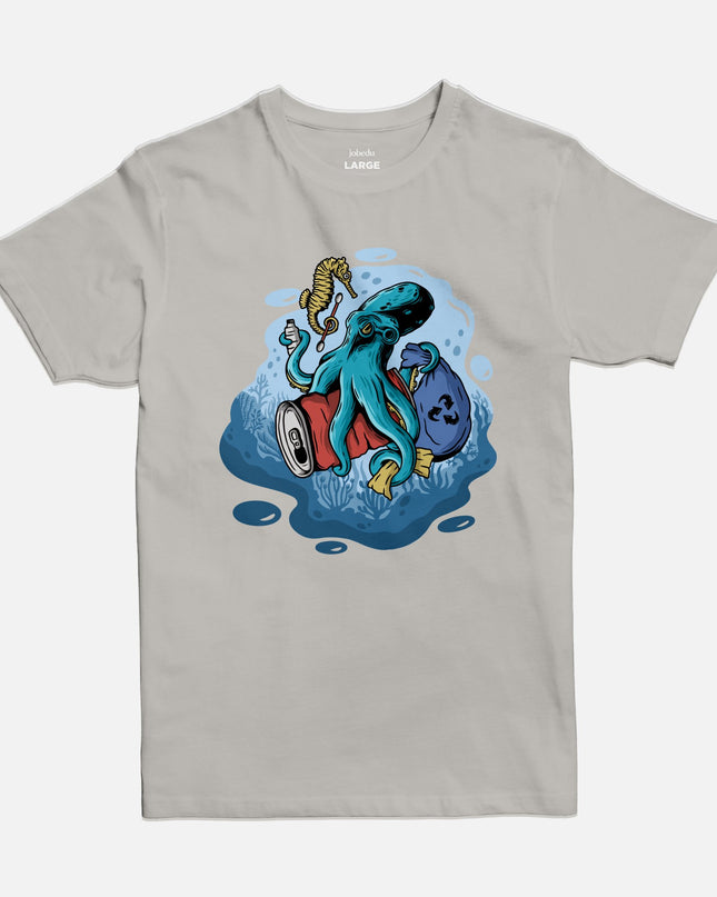 Octopus | Basic Cut T-shirt - Graphic T-Shirt - Unisex - Jobedu Jordan