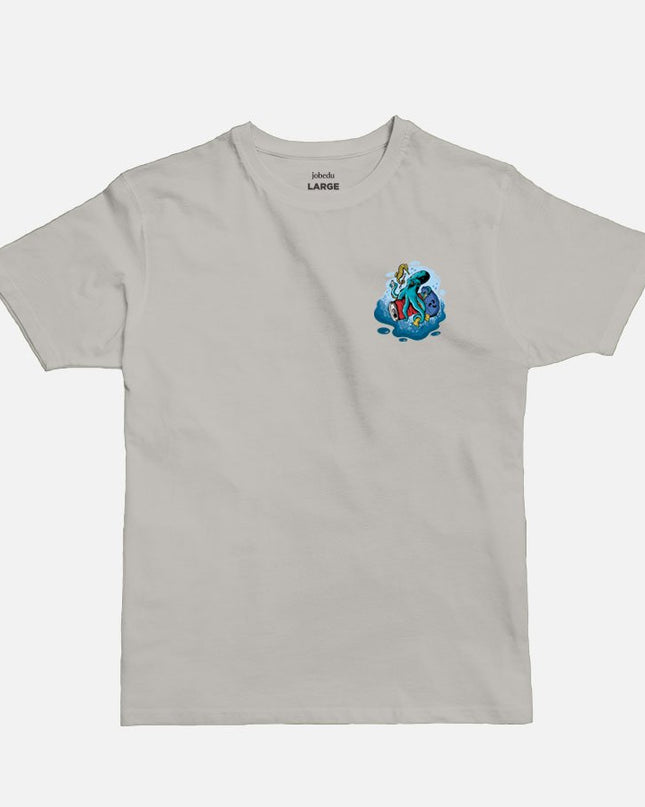 Octopus Icon | Basic Cut T-shirt - Graphic T-Shirt - Unisex - Jobedu Jordan