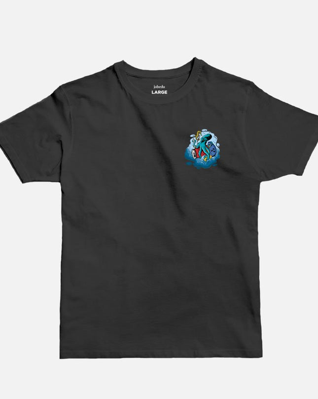 Octopus Icon | Basic Cut T-shirt - Graphic T-Shirt - Unisex - Jobedu Jordan