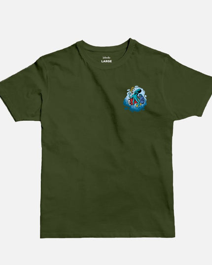 Octopus Icon | Basic Cut T-shirt - Graphic T-Shirt - Unisex - Jobedu Jordan