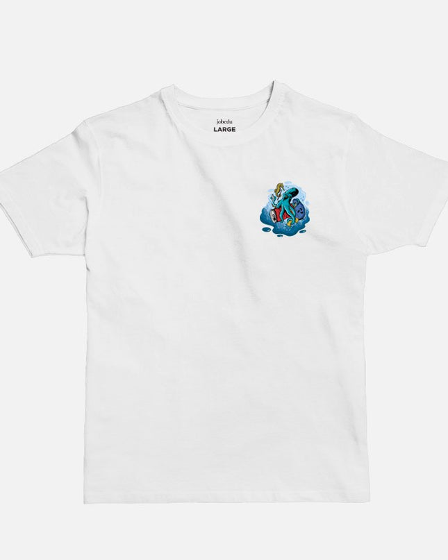 Octopus Icon | Basic Cut T-shirt - Graphic T-Shirt - Unisex - Jobedu Jordan