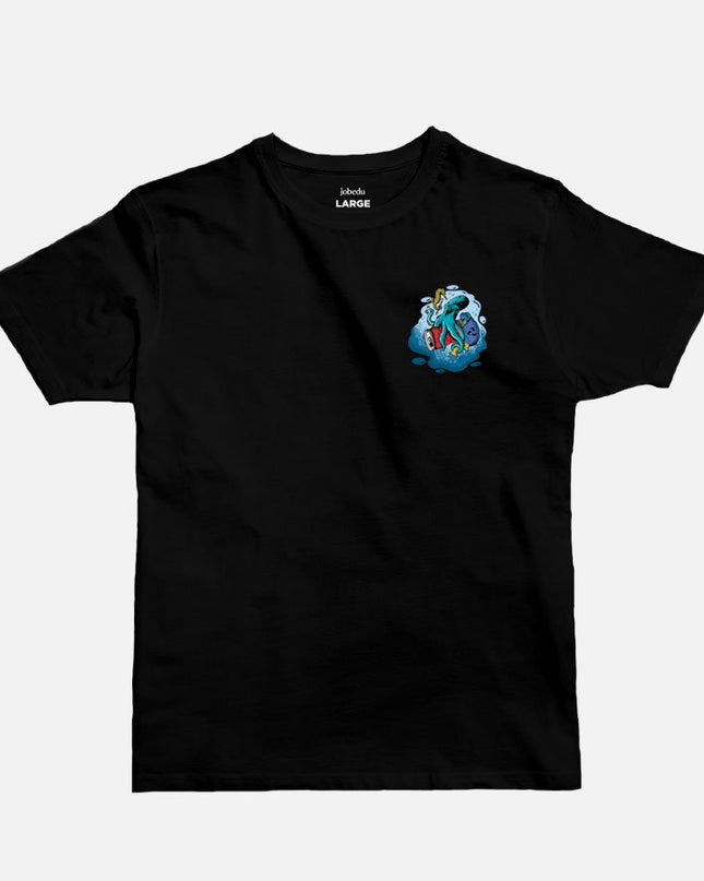 Octopus Icon | Basic Cut T-shirt - Graphic T-Shirt - Unisex - Jobedu Jordan
