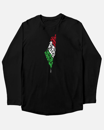 Palestine Arabia | Adult Graphic Longsleeve Tshirt - Adult Graphic Longsleeve Tshirt - Jobedu Jordan