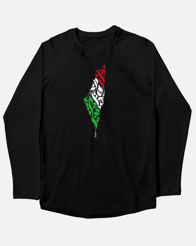 Palestine Arabia | Adult Graphic Longsleeve Tshirt - Adult Graphic Longsleeve Tshirt - Jobedu Jordan
