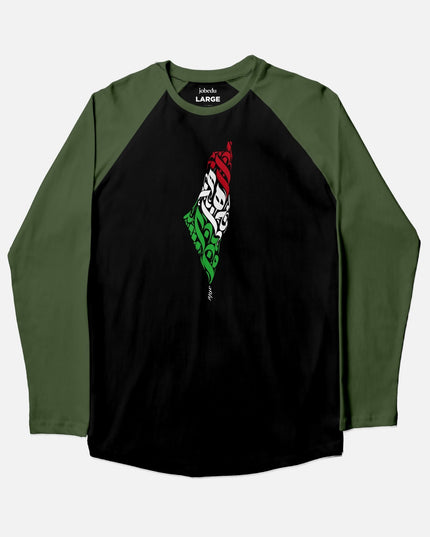 Palestine Arabia | Unisex Baseball T-shirt - Graphic Baseball T-Shirt - Unisex - Jobedu Jordan