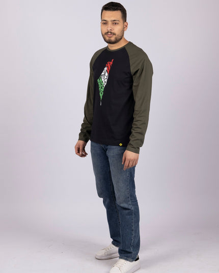 Palestine Arabia | Unisex Baseball T-shirt - Graphic Baseball T-Shirt - Unisex - Jobedu Jordan