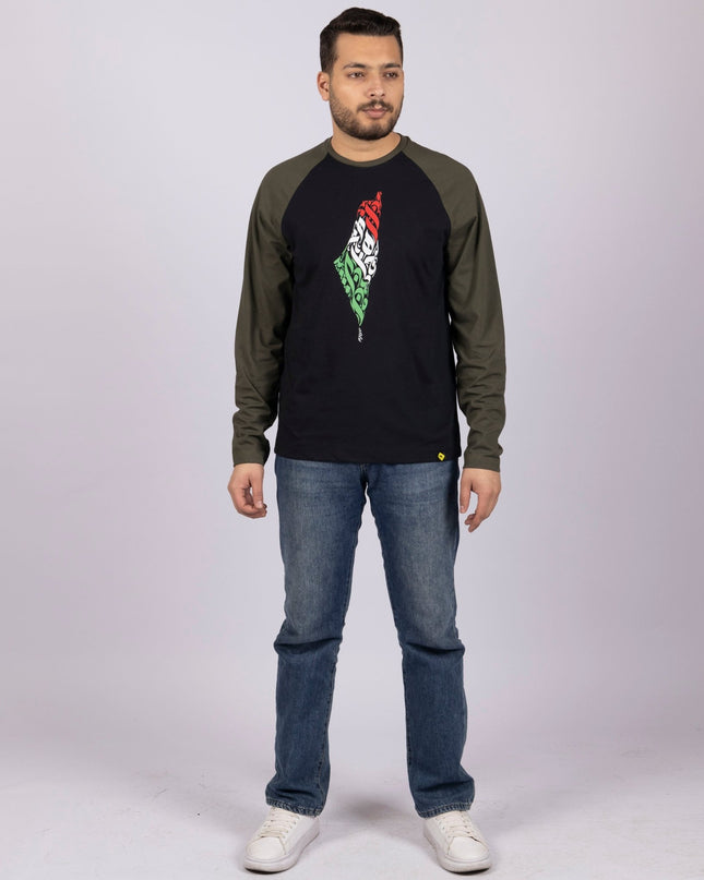 Palestine Arabia | Unisex Baseball T-shirt - Graphic Baseball T-Shirt - Unisex - Jobedu Jordan