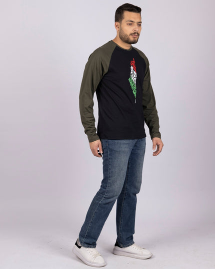 Palestine Arabia | Unisex Baseball T-shirt - Graphic Baseball T-Shirt - Unisex - Jobedu Jordan
