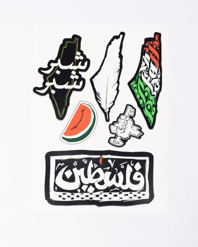 Palestine Collection | Sticker - Accessories - Stickers - Jobedu Jordan