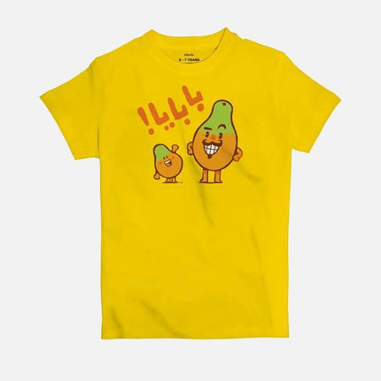 Papaya | Kid's Basic Cut T-shirt - Graphic T-Shirt - Kids - Jobedu Jordan