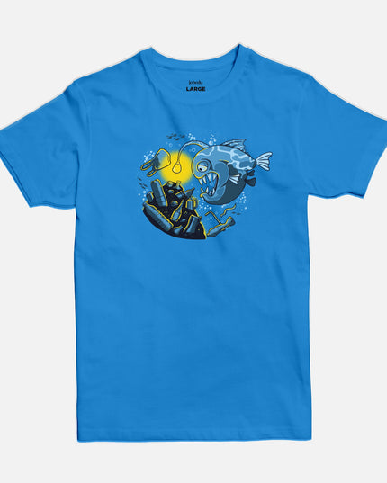 Piranha | Basic Cut T-shirt - Graphic T-Shirt - Unisex - Jobedu Jordan