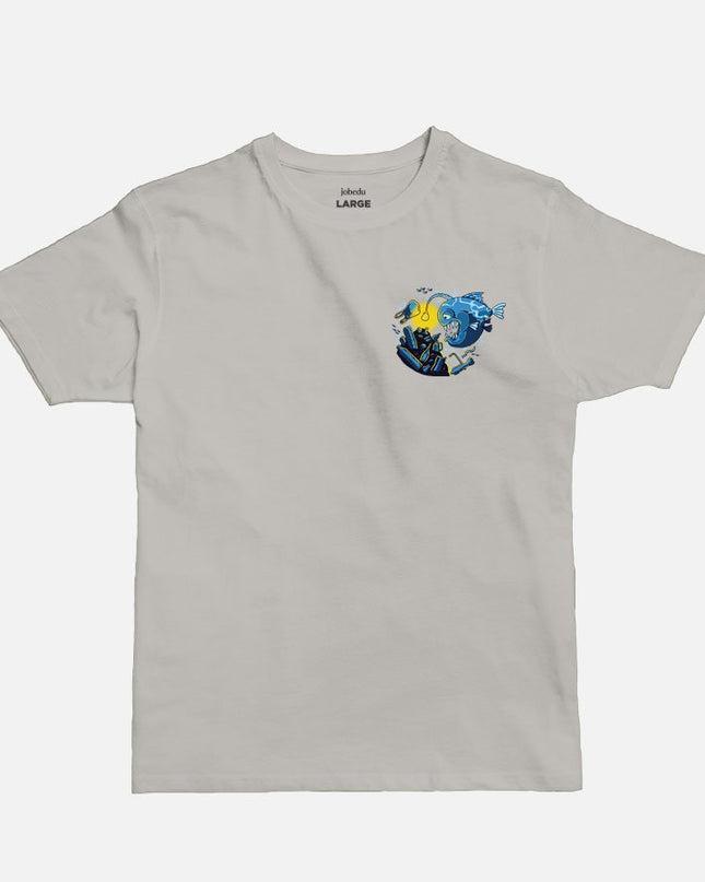 Piranha Icon | Basic Cut T-shirt - Graphic T-Shirt - Unisex - Jobedu Jordan
