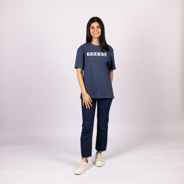 Press | Basic Cut T-shirt - Graphic T-Shirt - Unisex - Jobedu Jordan
