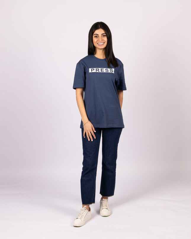 Press | Basic Cut T-shirt - Graphic T-Shirt - Unisex - Jobedu Jordan