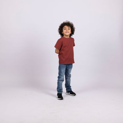 Red Rock | Kid's Basic Cut T-shirt - Basic T-Shirt - Kids - Jobedu Jordan