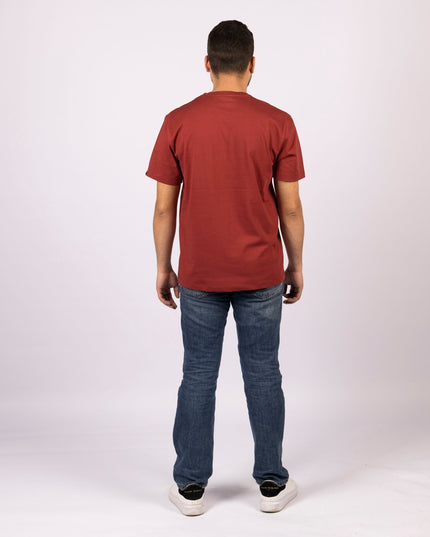 Red Rock | Pocket Adult Tshirt - Basic Pocket Adult Tshirt - Jobedu Jordan