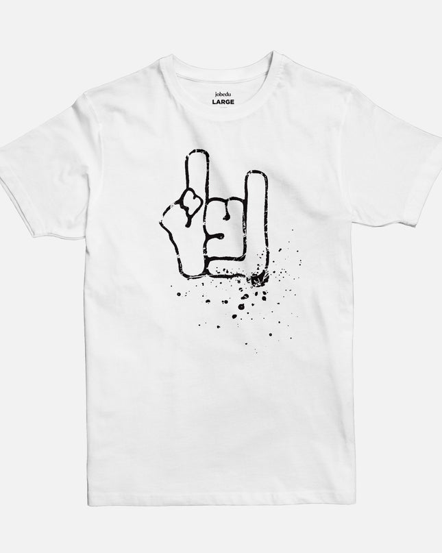 Rock | Basic Cut T-shirt - Graphic T-Shirt - Unisex - Jobedu Jordan