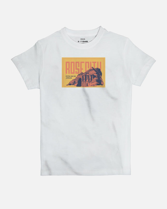 Rose City | Kid's Basic Cut T-shirt - Graphic T-Shirt - Kids - Jobedu Jordan