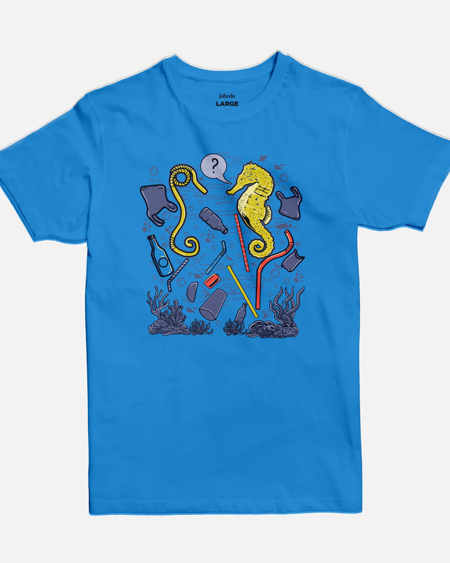 Sea Horse | Basic Cut T-shirt - Graphic T-Shirt - Unisex - Jobedu Jordan