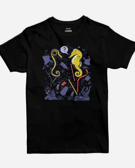 Sea Horse | Basic Cut T-shirt - Graphic T-Shirt - Unisex - Jobedu Jordan