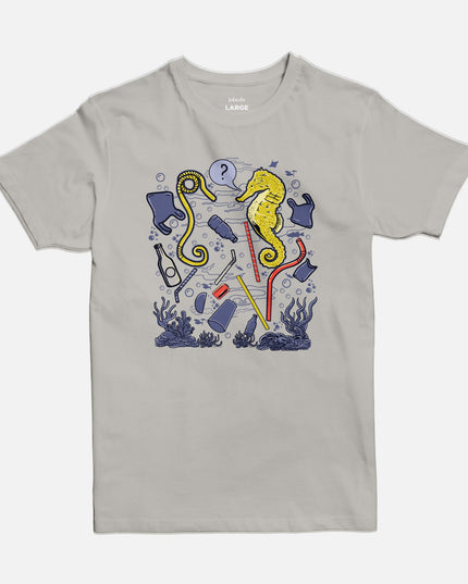 Sea Horse | Basic Cut T-shirt - Graphic T-Shirt - Unisex - Jobedu Jordan