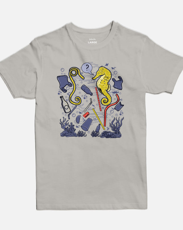 Sea Horse | Basic Cut T-shirt - Graphic T-Shirt - Unisex - Jobedu Jordan